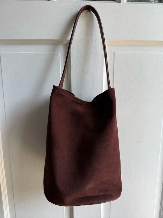 J. Crew Handbags - J. Crew Deep Brown Suede Berkeley Bucket Shoulder Tote